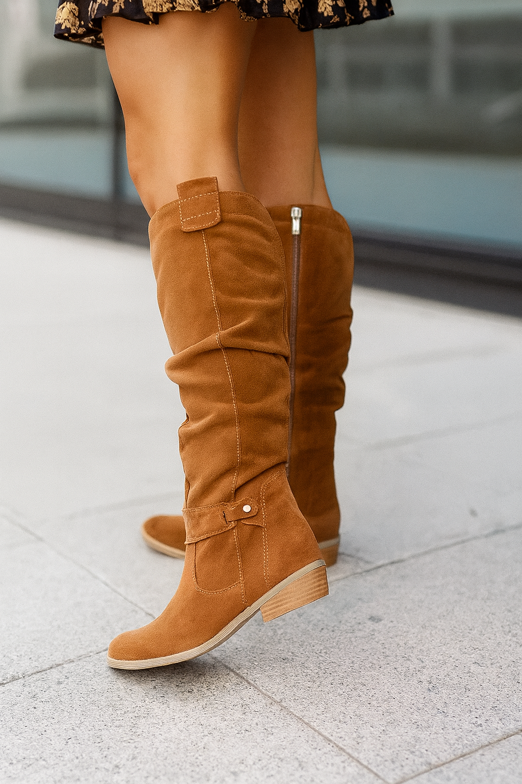 ALLISON - Wildlederstiefel